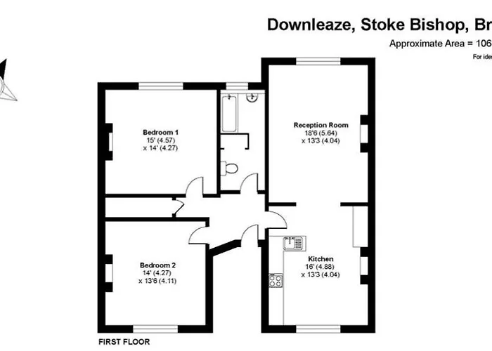 Appartement 2 Bedroom Stylish Flat - Private, Open Planned, Modern, Quiet - Close To The Durdham Downs *